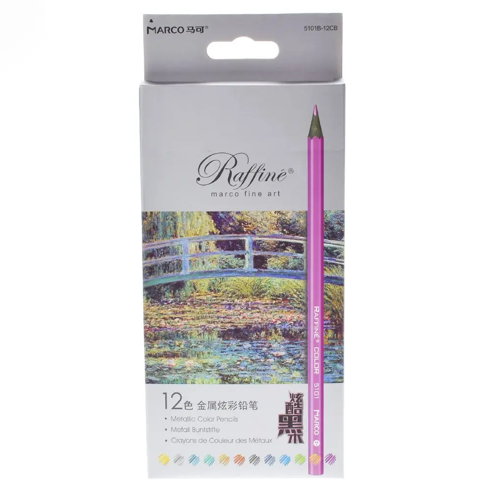

Limit shows 12 Metallic Colored Pencil Non-toxic For Drawing Sketching Set Stationery Learning office supplies painting tools