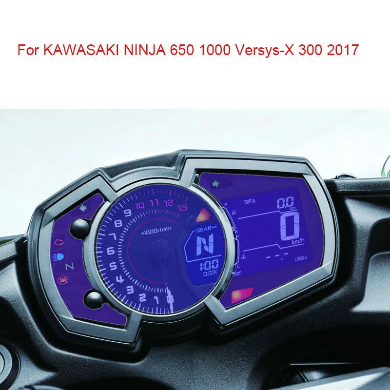 Для KAWASAKI NINJA 650 1000 Versys X 300 2017 пленка Speedo метр экран кластер Защита от царапин