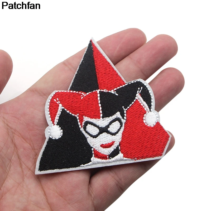 Patchfan отряд самоубийц Харли Куинн DIY Вышивка для аппликации, шитья железа на одежде Рюкзак украшения дома наклейки значки A1920