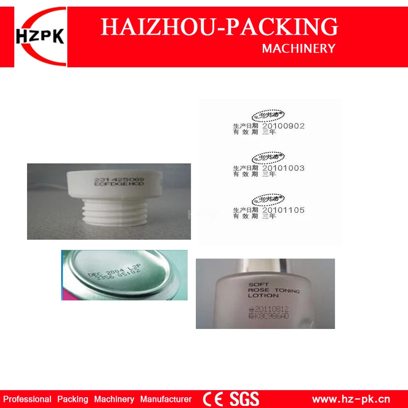 HZPK электрические Pad Принтеры настольный принтер для кодирования питания Утюг с