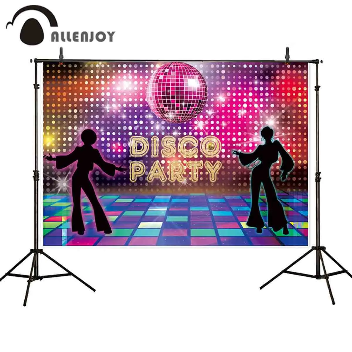 Allenjoy диско Вечеринка фон для фотосъемки танцы в стиле ретро Ночная лихорадка