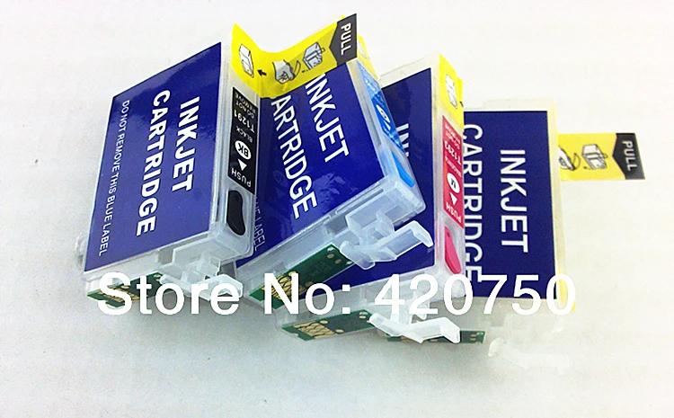 Empty Refillable Cartridges For T1291- T1294 suit for SX230 SX235W SX420W B42WD BX305F BX305FW WF-7015 etc With ARC Chips | Компьютеры и