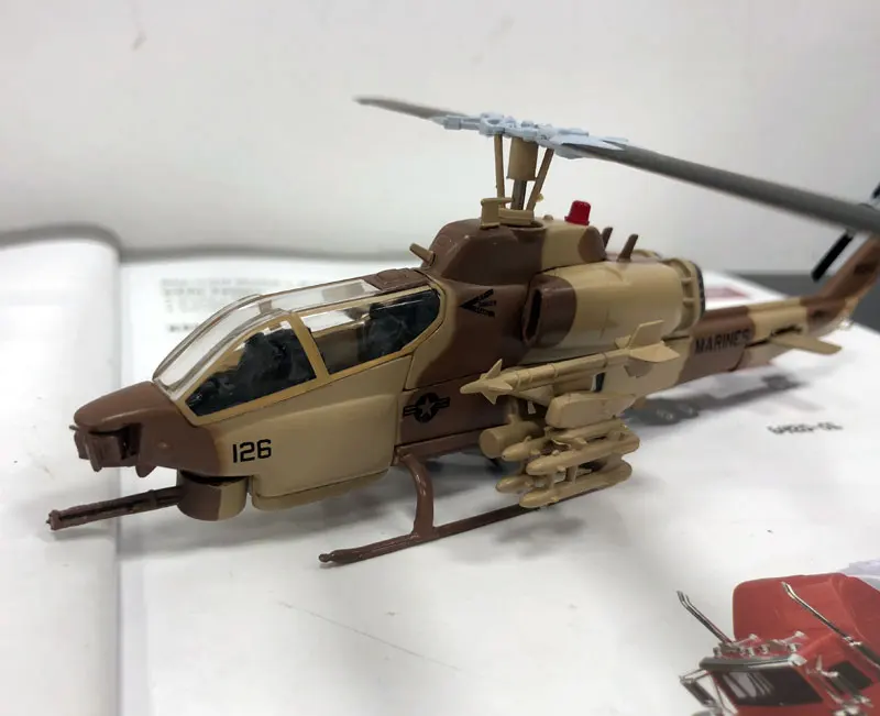 IXO 1/72 масштаб военная модель игрушки AH-1W SuperCobra вертолет литой металлический самолет модель игрушки для подарка/детей/Коллекция
