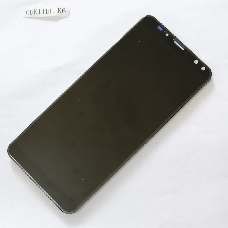 Pantalla LCD Original de 5,99 pulgadas para Oukitel K6, repuesto de montaje de digitalizador con pantalla t&aacute;ctil, herramientas y adhesivo-2