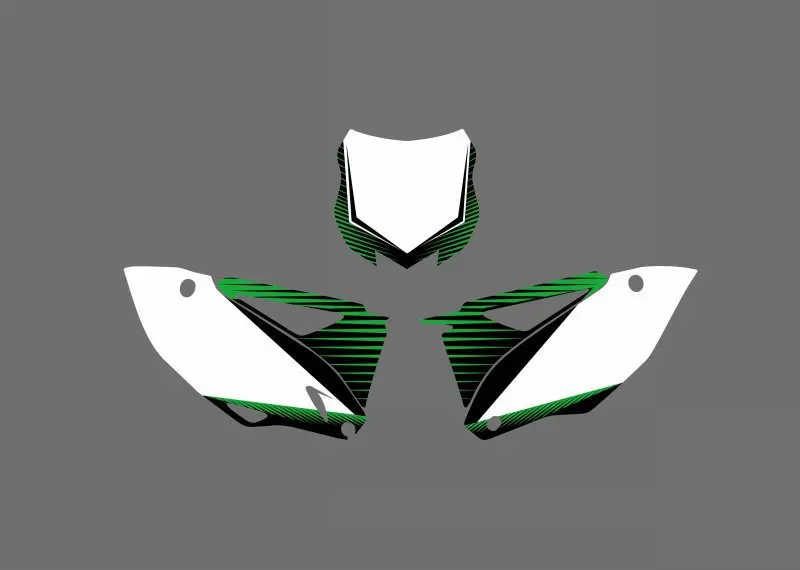 Новый стиль (0366) команда графики и фоны наклейки Наборы для Kawasaki KX450F KXF450 2013 KXF 450 KX