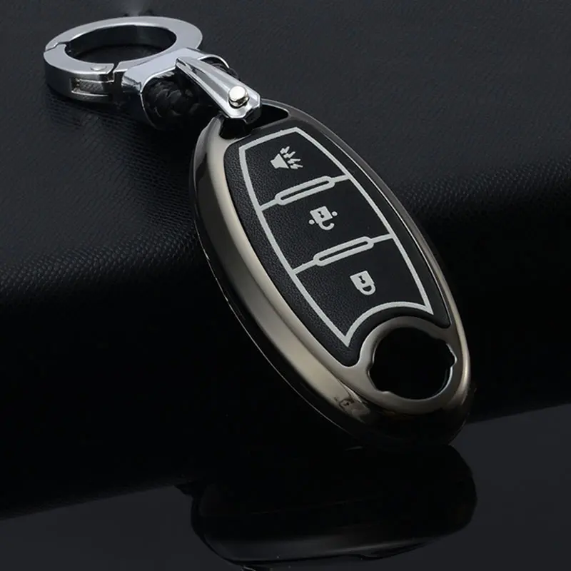 Цинковый сплав брелок чехол ключ чехол для Nissan Versa Maxima Altima Rogue Armada Sentra Мурано для Infiniti FX35 QX60 Smart