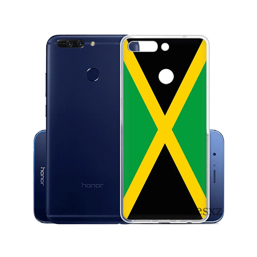 Чехол для телефона с ямайским национальным флагом Huawei Honor Note 6A 6C 7A 7X 7C Pro 8 9 10 Lite Play