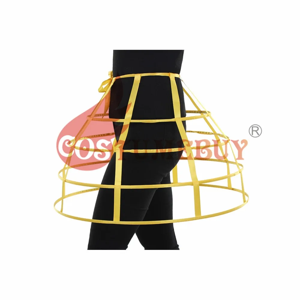 Costumebuy Lolita Dress Vintage Ball Gown Dress Skirt Underskirt Cosplay Petticoat Hoop Skirt Birdcage Bustle Pannier 4 Colors images - 6