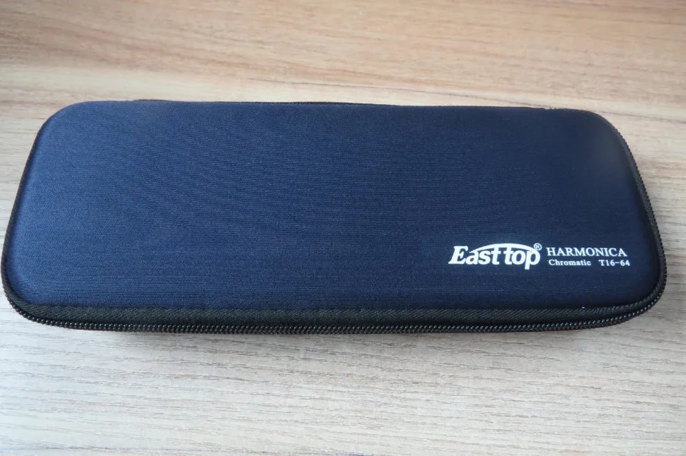 Профессиональная Хроматическая гармоника EASTTOP T1664 с 16 отверстиями латунная