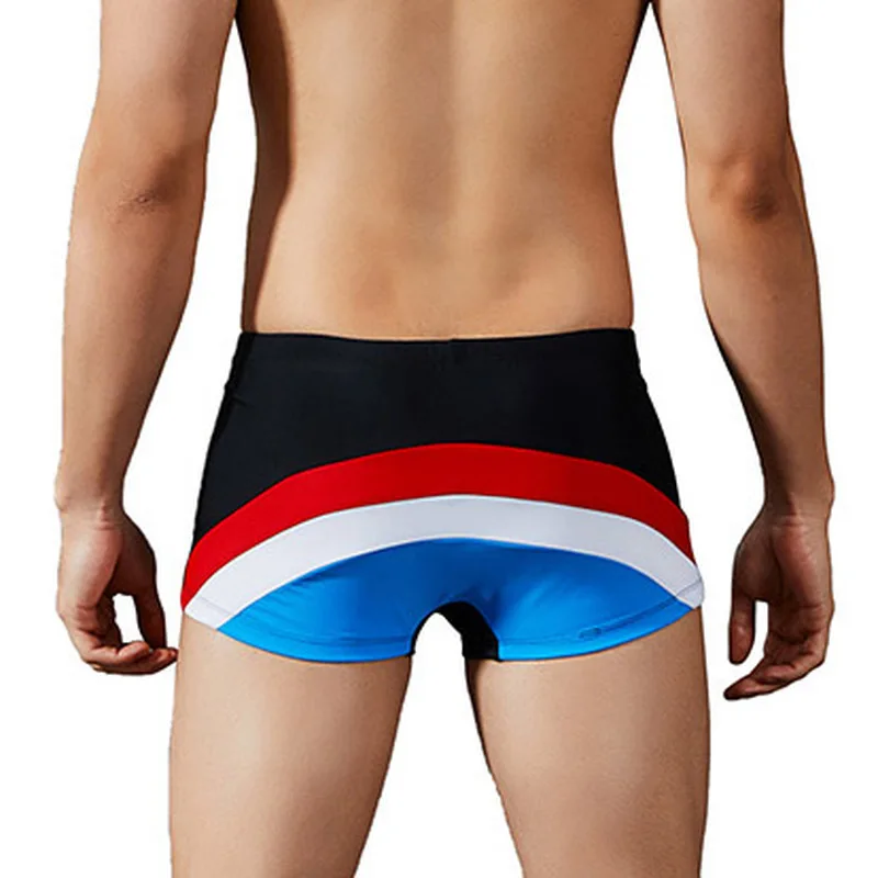 Для мужчин Плавание одежда Maillot De Bain для мальчиков Радуга костюмы шорты боксеры