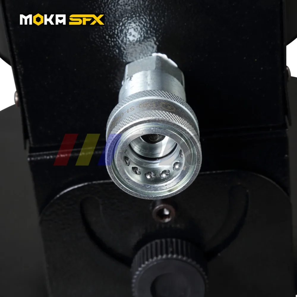 18 шт. * 3 Вт LED RGB CO2 струйная машина для тумана DMX с регулируемым углом обзора