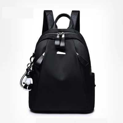 black Mochilas mujer новая ткань Оксфорд водонепроницаемый студент сумка Повседневная Рюкзак женские уличные сумка mochila feminina CL05 - Цвет: black