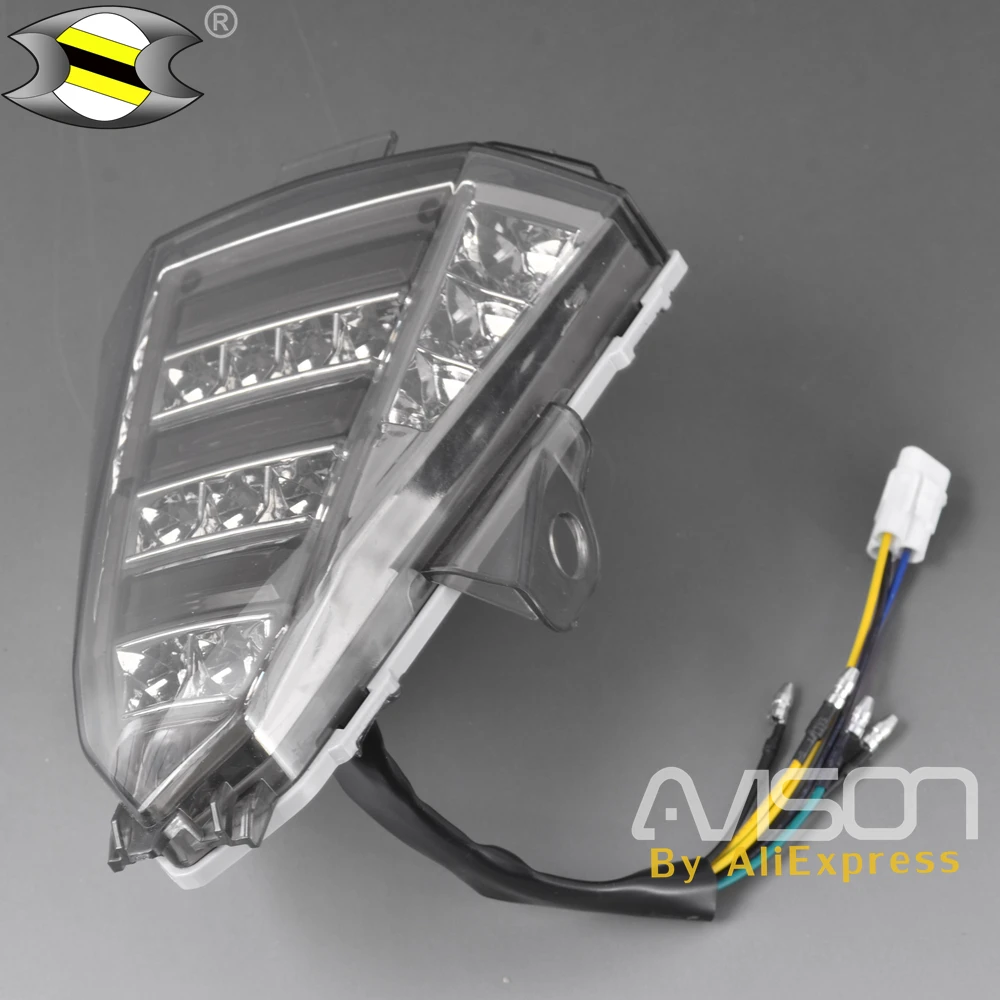

Motorcycle Rear LED Tail Lights with Turn Signal Brake Stop Indicator Modify Integrated Light for Yamaha R15 2013 2014 2015 2016