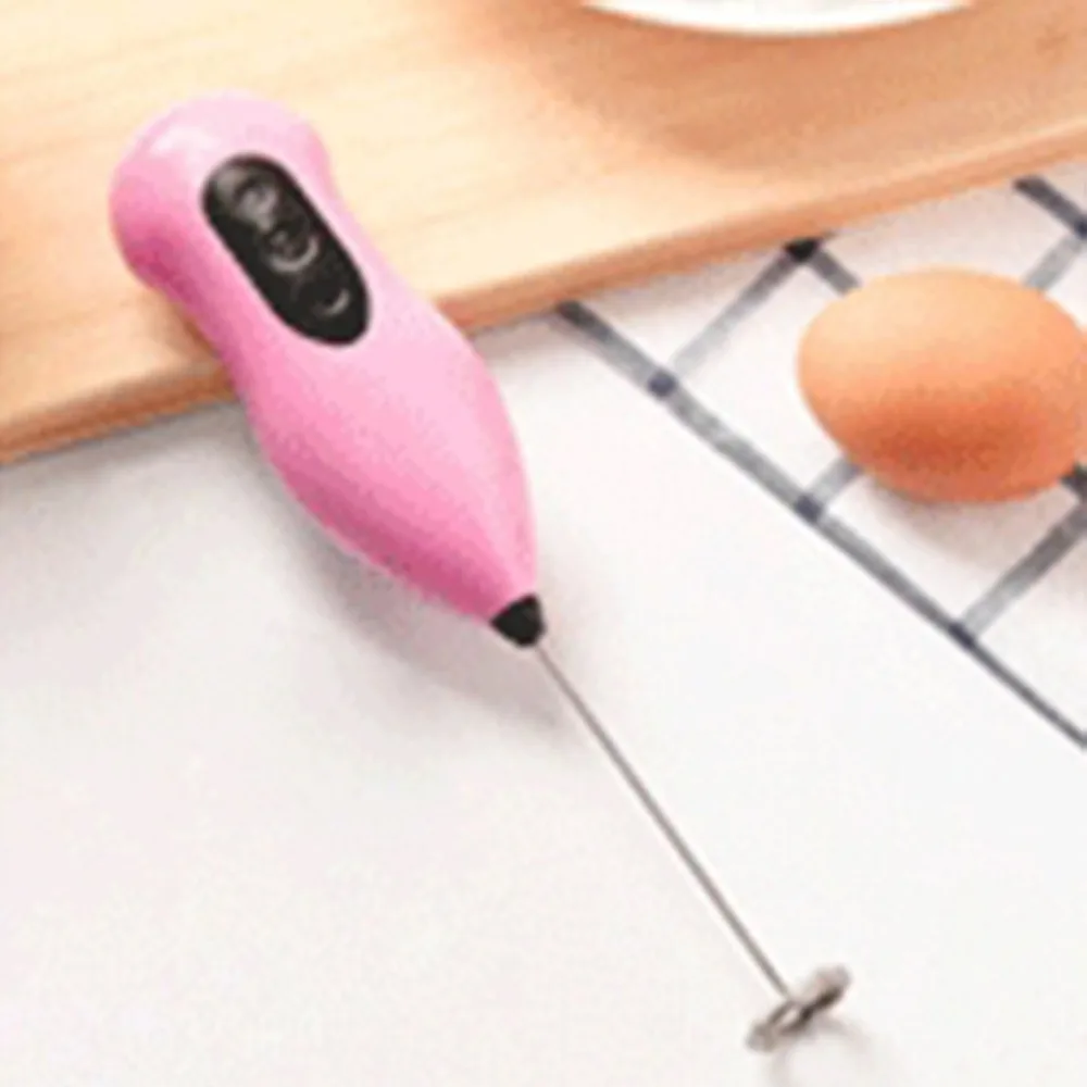 Нержавеющая сталь мини Ручные Электрические венчик миксер взбиватель Кофе