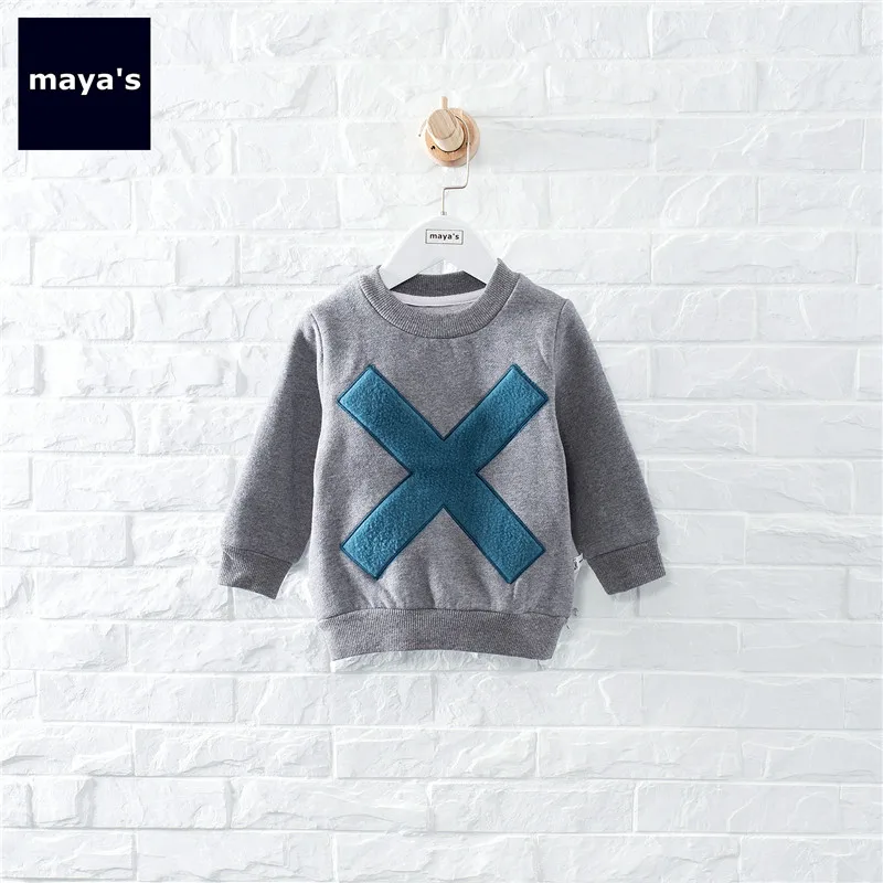 Mayas/модные хлопковые зимние толстовки с принтом для мальчиков Новые базовые
