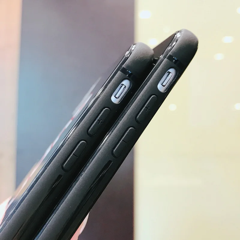 Закаленное Стекло световой сотовый Чехол для телефона iphone 6s 7 плюс 8X10 XS MAX XR 6 Plus 8