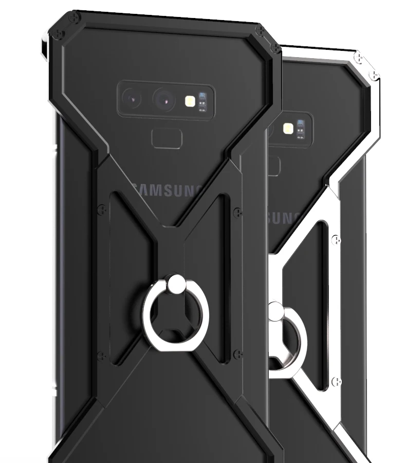 Супер герой металлический корпус для samsung Galaxy S10 S9 S8 плюс S10e примечание 9 8 5 S7 S6 Edge чехол Человек-паук мужское кольцо защитный чехол для телефона сумка