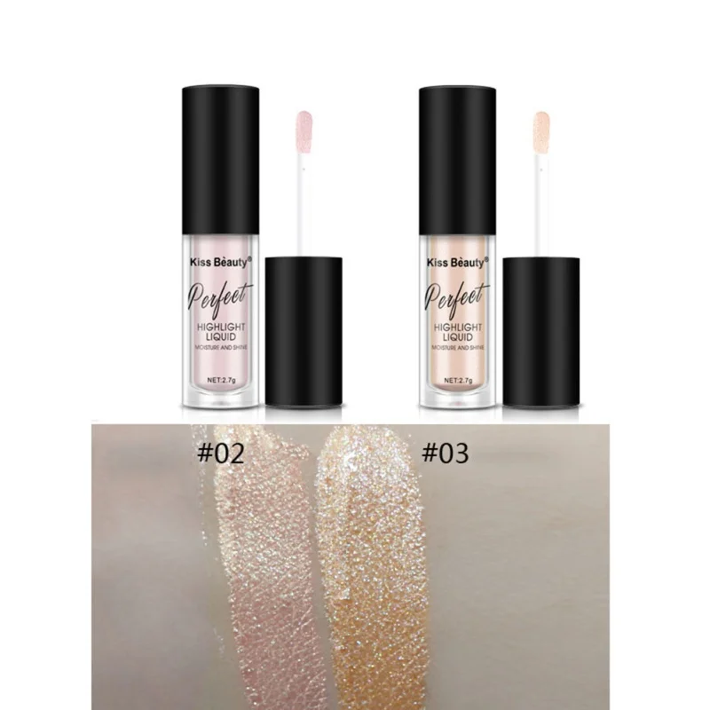 Красота хайлайтер Жидкий блеск лежа Шелкопряд тени для век контур коррекция