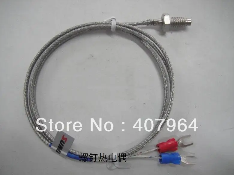 

M6 * 1 винт термопары KType с кабелем 1 м
