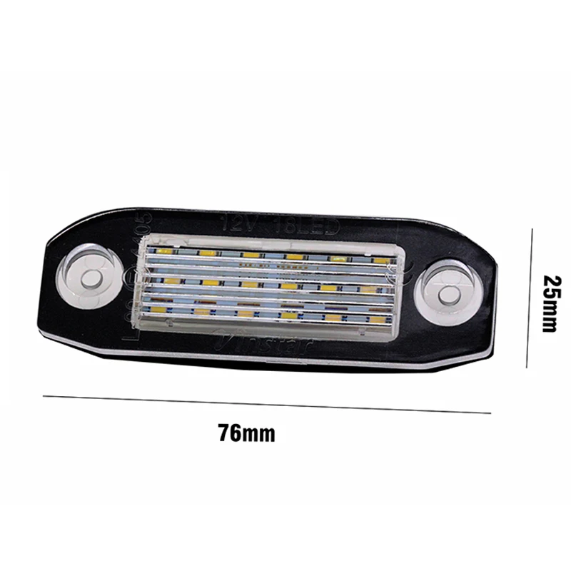 Фсветильник для номерного знака Volvo C70/S80/V70/XC70/S40/V50/S60/V60/XC60/XC90 без ошибок 2
