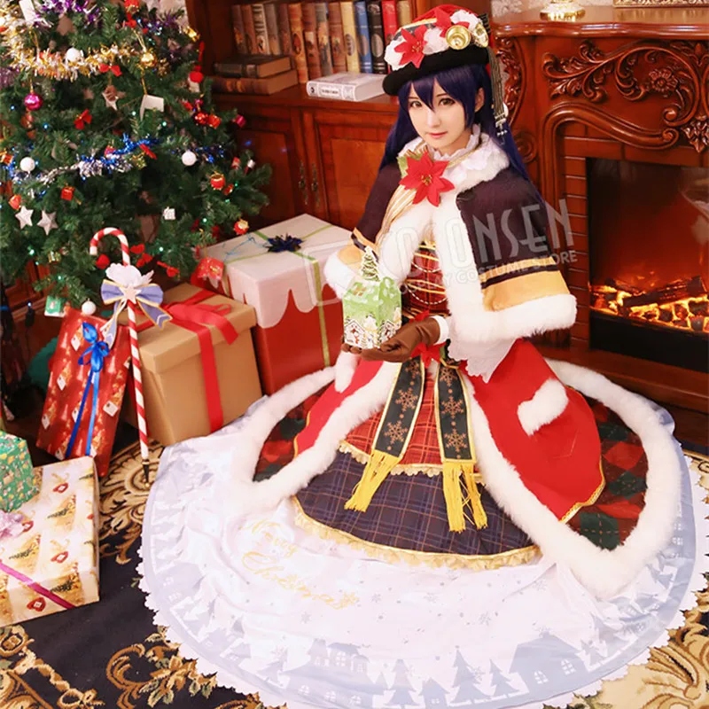 Cosplayonsen Love Live! Рождество боготворили проснулся Уми Сонода косплей костюм