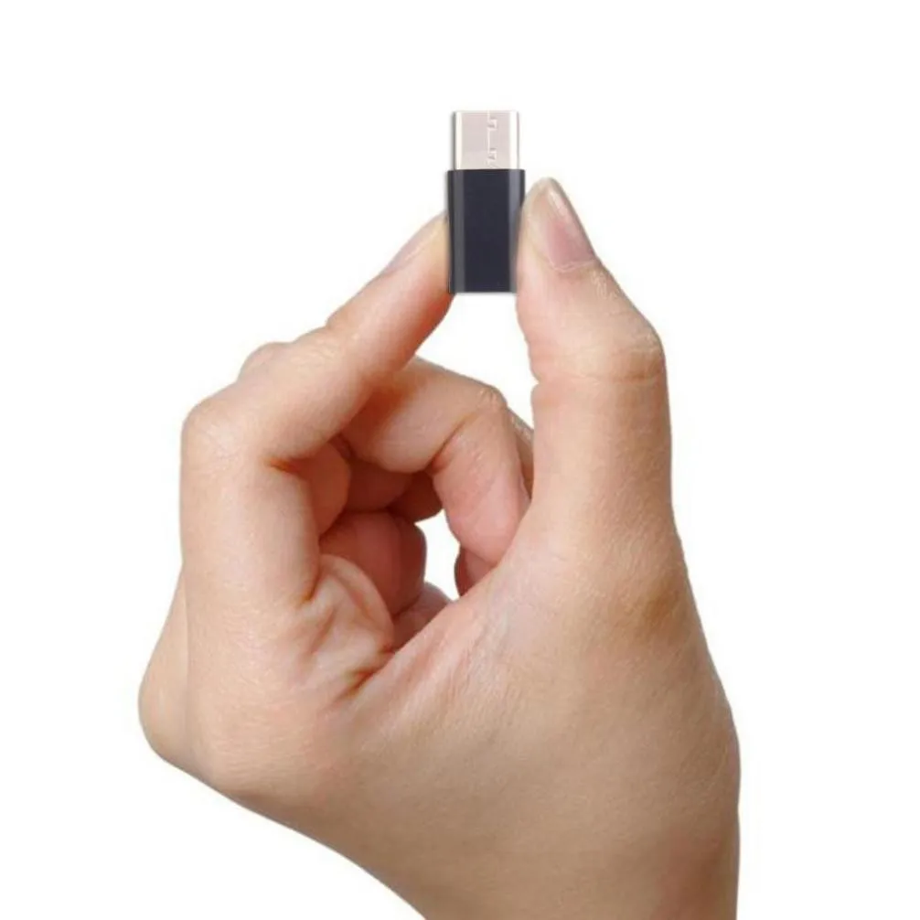 Micro USB 2 0 Type B папа к 3 1 C Женский адаптер для зарядки данных 12 21|Переходники и