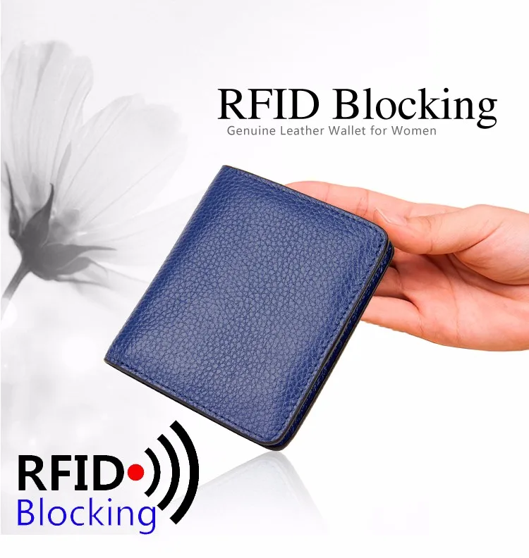 Женский RFID блокирующий кожаный кошелек дизайнерский женский Portomonee маленький кошелек для монет качественный Тонкий Карманный Кошелек держатель для карт