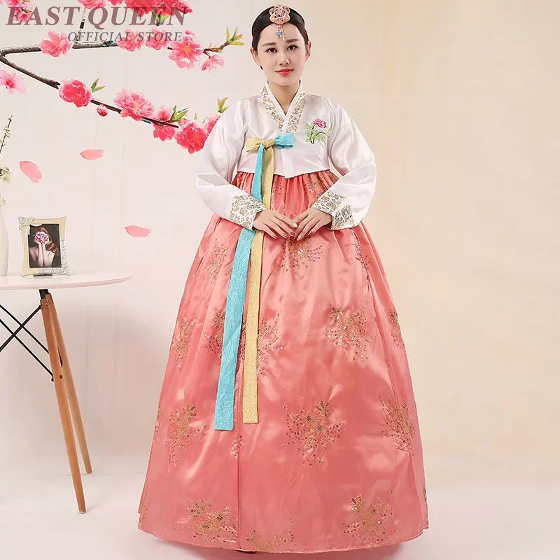Традиционное корейское платье hanbok свадебное танцевальное национальная одежда