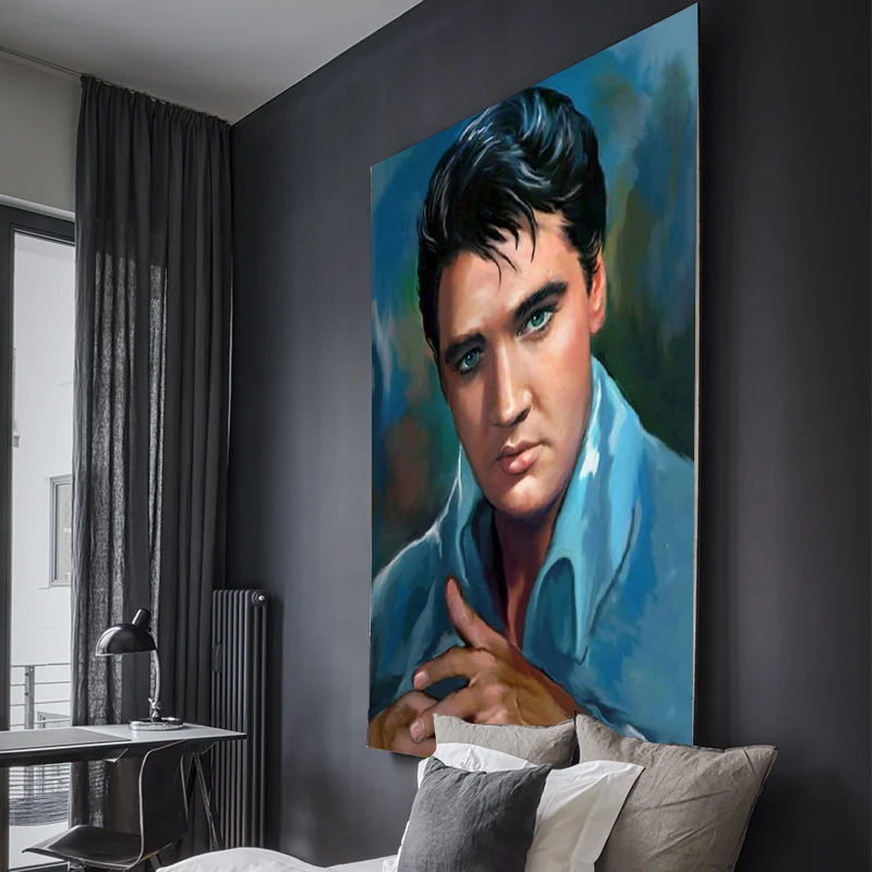 Современные настенные картины Elvis Presley Постер короля винтажные раскраски по