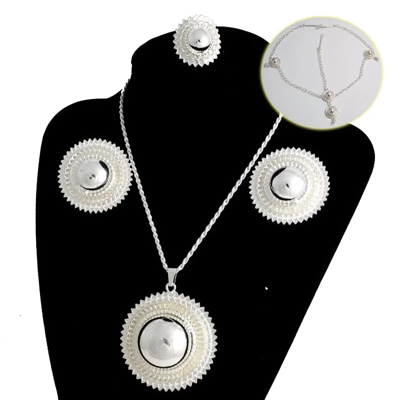 Женский Свадебный комплект из колье и серёг в африканском стиле|african set|wedding setearrings