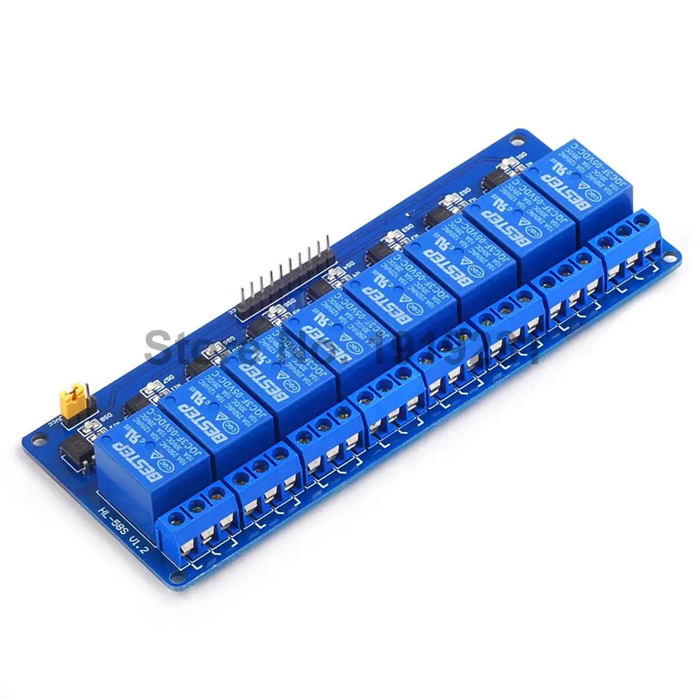 5V 8 канальный релейный модульный оптрон приводной модуль реле низкого уровня