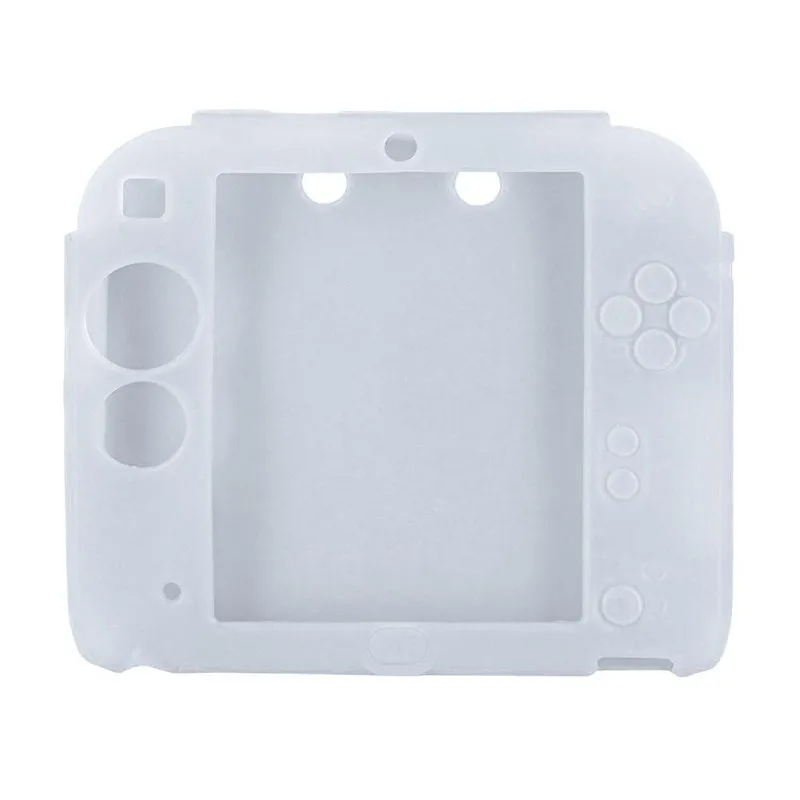 Устойчивый к царапинам защитный чехол для nintendo 2DS Мягкий Силиконовый каучуковый гель чехол для кожи Защита кожи покрытие чехол для игр аксессуары