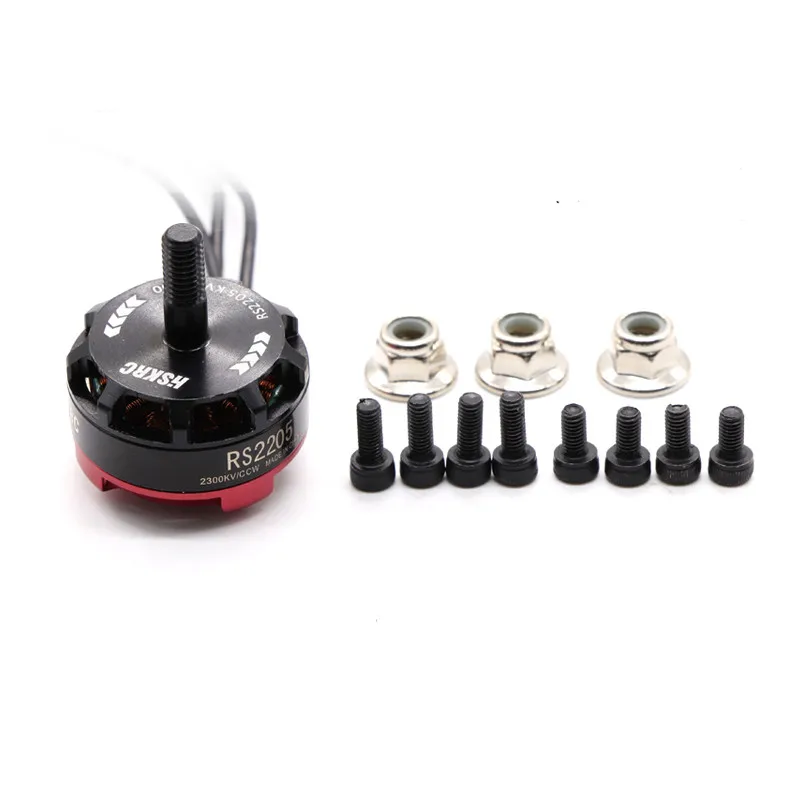 4 шт. RS2205 2300KV 2205 CW/CCW 3-4S бесщеточный двигатель для RC FPV гоночного дрона