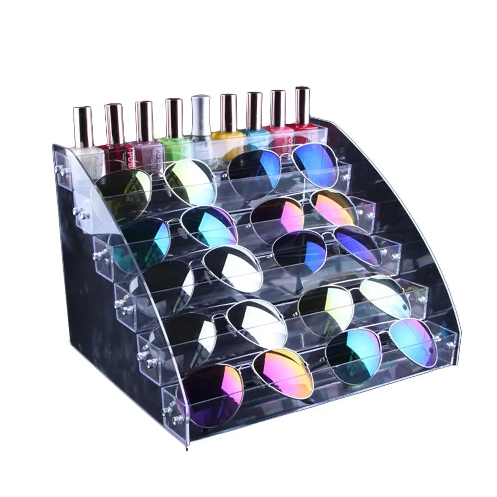 Акриловый Органайзер для солнцезащитных очков органайзер хранения прозрачная