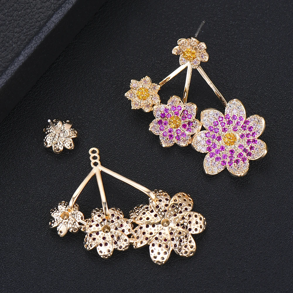 Женские серьги гвоздики с фианитом 34 мм|Серьги-гвоздики| |