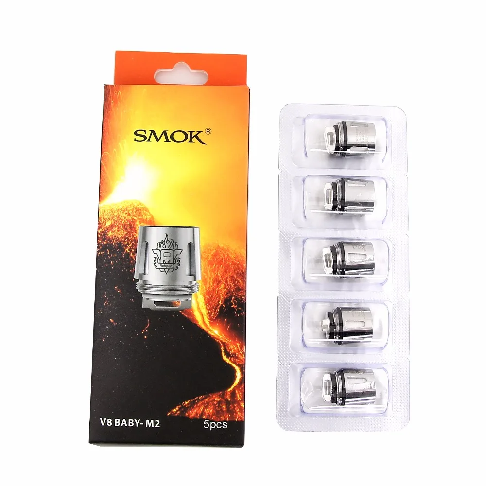 SMOK TFV8 детский M2 Q2 T8 X4 RBA катушка головка для V8 детский бак большой детский распылитель испаритель сопротивление испаритель нагреватель ядро