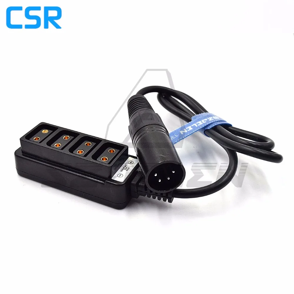 Адаптер питания XLR 4pin plus 4 Port P Tap женский|Соединители| |