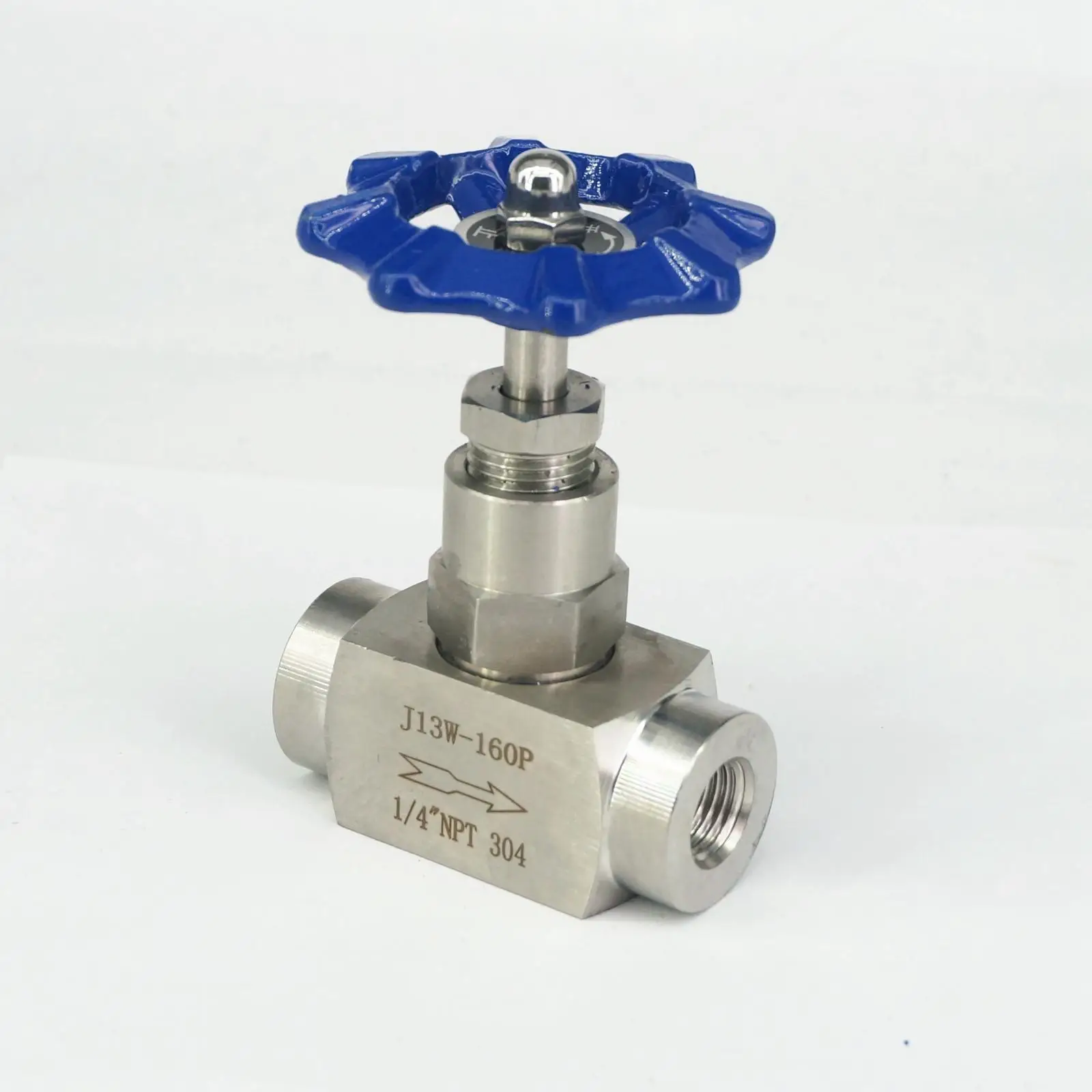1/4 &quotNPT Женский игольчатый клапан управления расходом 304 нержавеющая сталь с