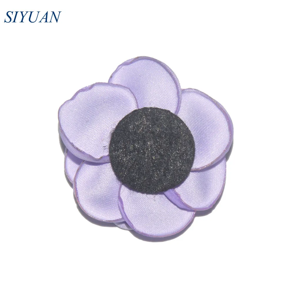Заколка для волос с атласной розой 40 шт./лот 4 0 см|satin rose flower|satin rosessatin flowers |