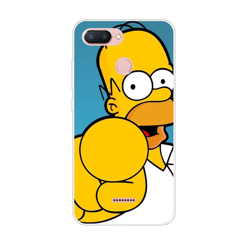 xiaomi redmi 6 Case Silicon Joy crown cartoon Painting Soft TPU Back Cover for protect Phone cases |