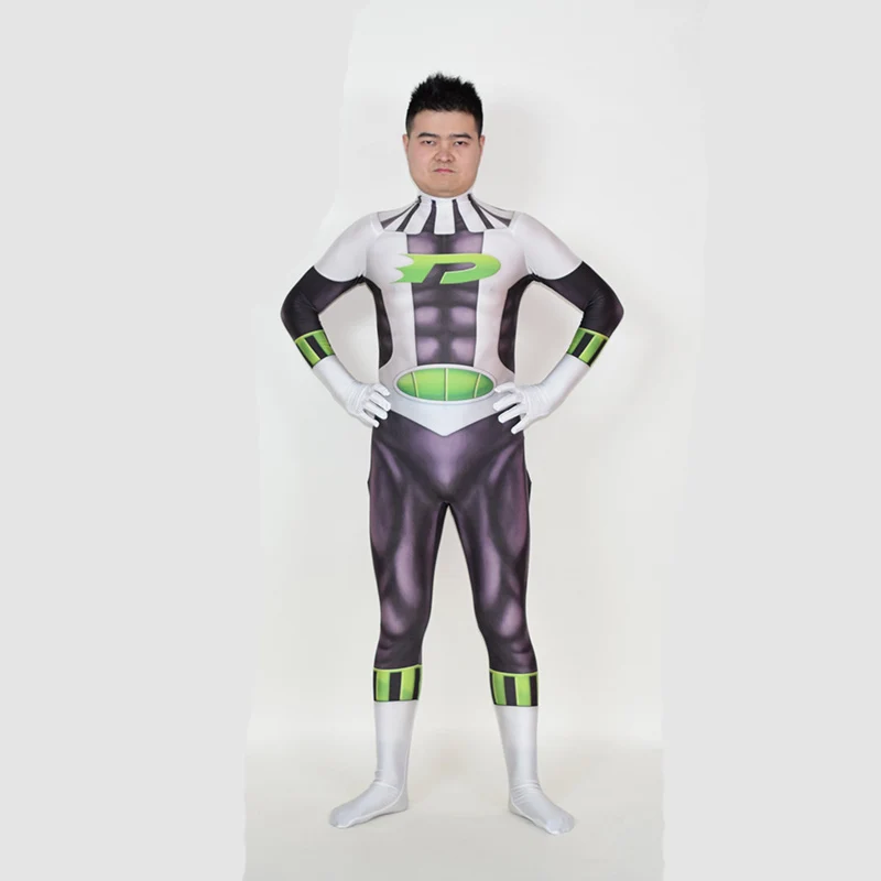 Костюм для косплея Danny Phantom костюм зентай из спандекса с 3D принтом супергероя боди