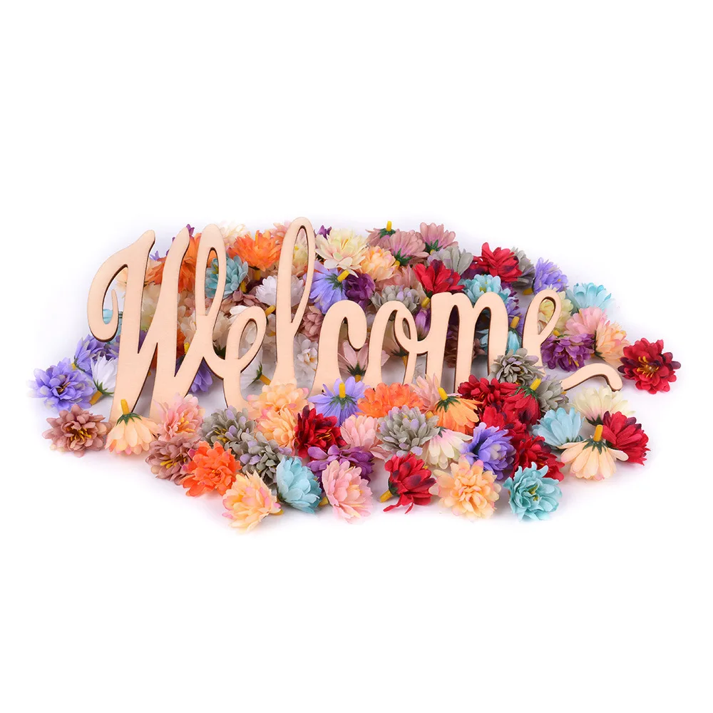 Искусственные шелковые цветы гвоздики 20 шт. 3 5 см | Дом и сад