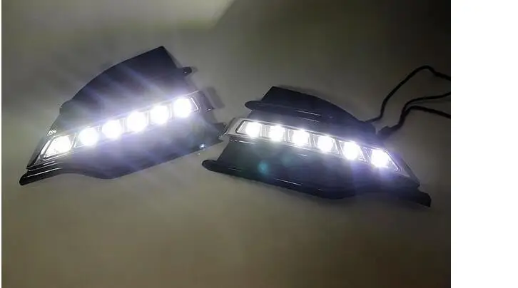 Для Kuga дневного света 2012 ~ 2016 Бесплатная доставка! LED противотуманных фар Aspire EDGE