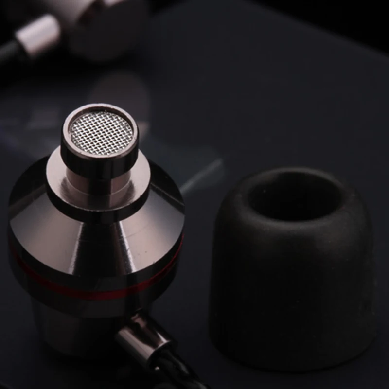 Shengtena In Ear Bass Наушники металлические музыкальные стерео проводные наушники с
