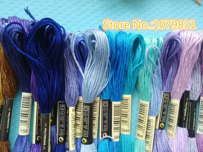 100 different similar DMC Colors embroidery threads hand thread cross stitch | Дом и сад