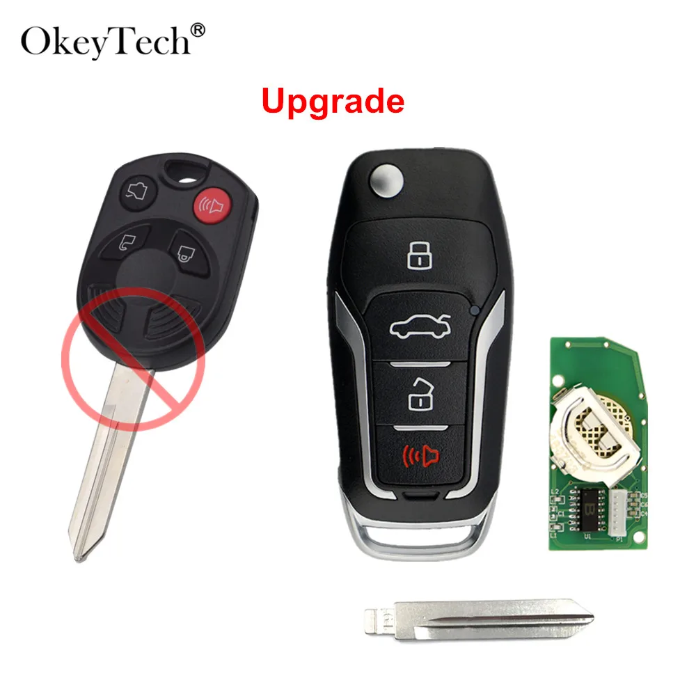 OkeyTech Замена 315 МГц Модернизированный дистанционный ключ подходит для Ford Escape Edge F250