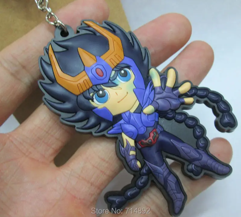 10 шт./лот Saint Seiya SEIYA Фигурки ПВХ Брелки и Подвески Бесплатная доставка|pvc keychain|saint