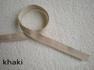 khaki 10 ярдов 3# Meetee открытый конец смолы молния односторонняя молния слайдер тянуть DIY портной одежды сумки Ручное шитье ремесла Инструменты Аксессуары - Цвет: khaki