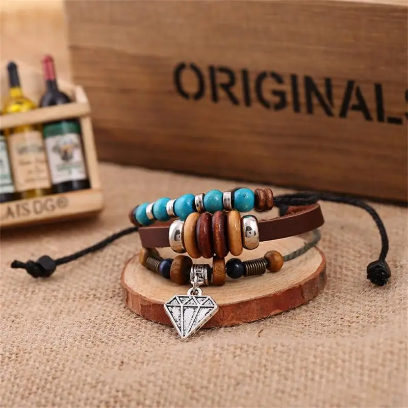 Популярный браслет ручной работы из бисера этнический Панк Унисекс Браслет