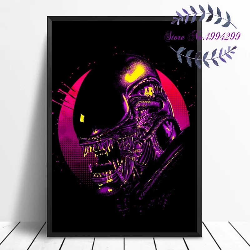 Наклейка с изображением инопланетянина | Дом и сад